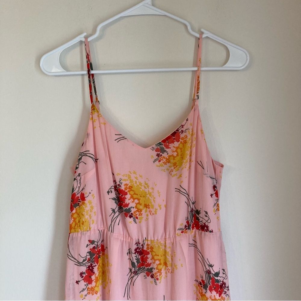 J. Crew Mercantile Women’s floral boho prairie maxi pink dress size 4 - NWOT! - Picture 5 of 12